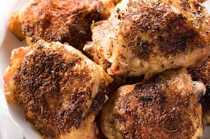 The Secret to Crispy, Juicy Baked Chicken Thighs: 185°F Temp